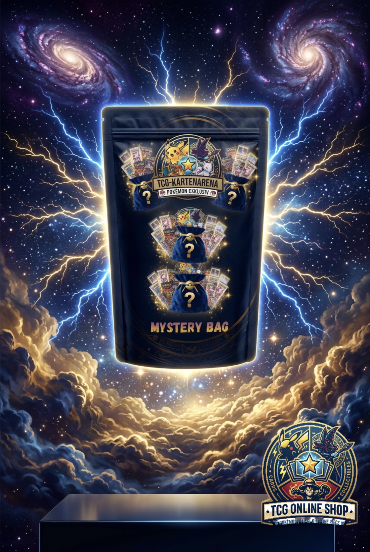 Kartenarena Mystery Bag Standbeutel – Pokémon exklusiv
